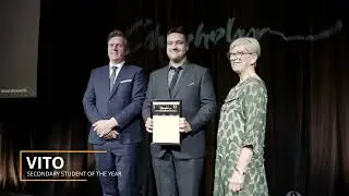 Secondary Student of the Year winner - Vito