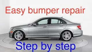 Fix any plastic bumper with this method! Easy diy!