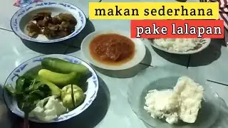 Makan sederhana keluarga kecilku