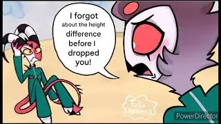 Helluva boss x Squid game 🐙 fancomic episode 1 #helluvaboss #squidgame #blitzo #stolas #hazbinhotel