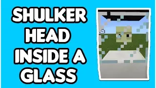 (HOW TO PUT THE HEAD OF A SHULKER INSIDE THE GLASS)