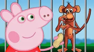 Petra Pig en el zoo
