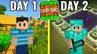 Crafting and Building - HOUSE BUILDING - Survival Gameplay Part 1 (Crafting and Building 1.21)