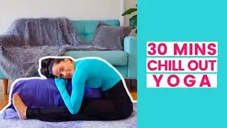 30 Min Beginner Relaxing Yoga For Stress Relief (Melt Away Anxiety)