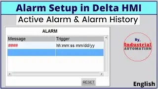 Alarm Configuration in Delta HMI | English