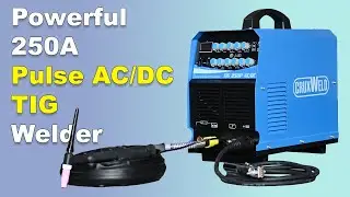 250A Pulse AC/DC TIG Welder: Perfect for Aluminum & SS Welding