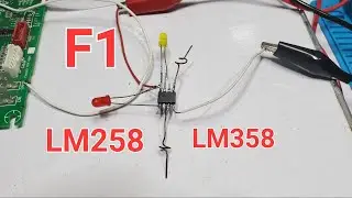 Dawlance pell and kenwood inverter PCB F1 error code LM 258ic solve 