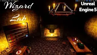 Wizard Alchemy Lab assets pack for Unreal Engine 5