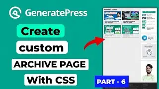 How To Customise GeneratePress theme without using plugin | GP Premium Theme Kaise Customise Kare