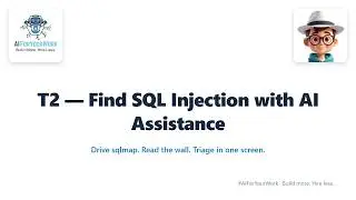 AI-Assisted SQL Injection Scanner (sqlmap LLM demo source ) AI for Cybersecurity Fundamentals - T2