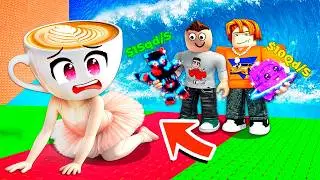 I turned into BALLERINA CAPPUCCINO in Save Brainrot from the Tsunami and TROLLLED THE PLAYERS!?