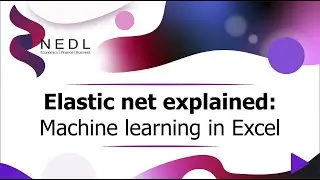Elastic net explained: Machine learning in Excel