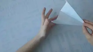 Сделать самолет из бумаги за 1 минуту