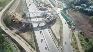 Разворотная петля на Минском шоссе, в районе Одинцово-1 22.07.2019
