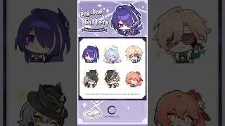 Animated some of the Penacony stickers from Honkai Star Rail