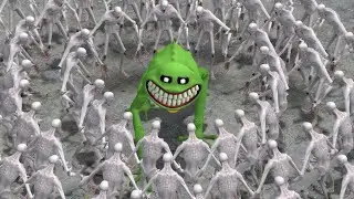 BIG SMILING FROG VS 100 SCP-096:SL!! Garrys Mod Sandbox