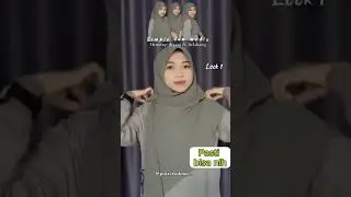 Tutorial hijab Segiempat Menutup dada #shorts
