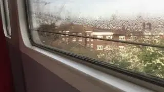 Water stuck in South Western Railway train window
