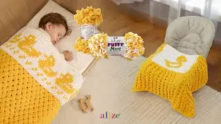 Alize Puffy More & Puffy ile Puset Battaniye
