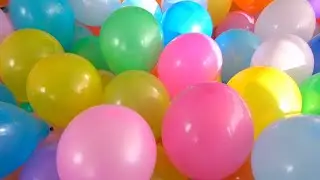 Many balloons full of balloons Flat balloons