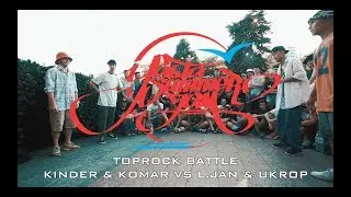 TOPROCK BATTLE | KINDER & KOMAR VS L JAN & UKROP | YALTA SUMMER JAM 2018