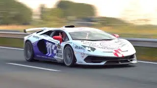 GUMBALL 3000: Route to Amsterdam! Chiron Sport, DDE Gintani SVJ, 812SF, 992 GT3 RS, LP640, SHMEE150