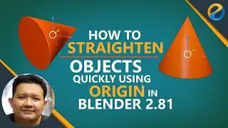 How to straighten objects quickly using the new origin feature in Blender 2.81