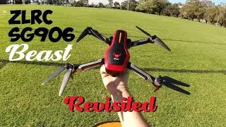 ZLRC SG906 Beast GPS Drone 5G Wifi FPV Cam Antenna Mod & IOS App Test