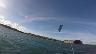 Kite Foiling at Shakespear Regional with 12m Zeeko Notus Air kite