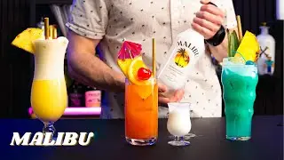 World's Best Malibu Rum Cocktails | How To Make with SinCityBartender