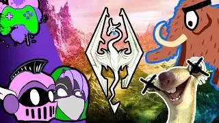 Manny the Mammoth KILLED US!!!  || Skyrim #5