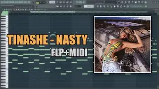 Tinashe - Nasty (MIDI + FLP) (FL Studio Piano Tutorial / Cover)