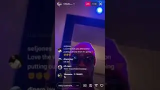 Chi Chi playing beats | IG Live