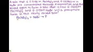 Will a precipitate form from a newly mixed solution?