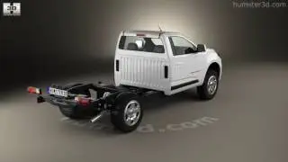 Holden Colorado LS Single Cab Chassis 2019 3D model by 3DModels.org