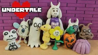 Андертейл из пластилина | UNDERTALE PLAY. Обзор персонажей из локации РУИНЫ