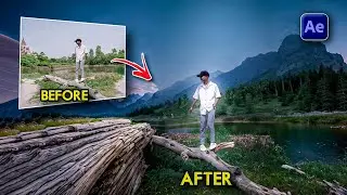 Make Your Boring Location to very Interesting by matte painting Editing | After Effect Editing