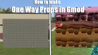 How to make One Way Props in Gmod