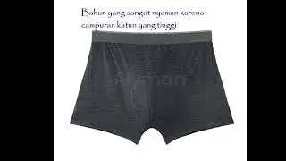 Celana Dalam Boxer Pria Twotone