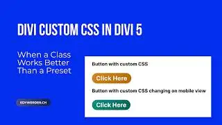 Divi Custom CSS in Divi 5: When a CSS Class Beats a Preset