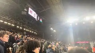 Newcastle fans as Dan Burn scores to make it 2-0 vs Fulham in the FA Cup