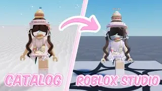 how to import outfits from CATALOG AVATAR CREATOR to ROBLOX STUDIO for *FREE*