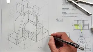 How to draw an Isometric Drawing - HSE | Page 5-9 | Grade 12