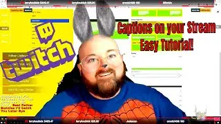 Add Transparent Captions to your Twitch Stream, get MORE Viewers - Stubakka Tutorials
