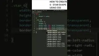 How To make Star 🌟 Shape Using Css ¦ JavaScript Projects 