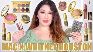 MAC x WHITNEY HOUSTON COLLECTION SWATCHES & REVIEW