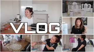 DÜKKAN İÇİN ALDIKLARIMIZ😍 | İLK ORGANİZASYONUMUZU YAPTIK | SAÇLARIMI KESTİRDİM #vlog #organizasyon