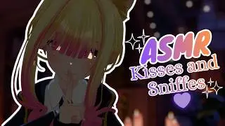 ASMR Wolfgirl Gives You Kisses and Sniffes 💜 [Kisses, Sniffes, Heartbeats]