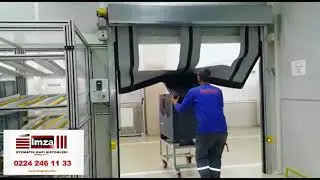 Hızlı Sarmal Branda Kapı-(Otomatik Kendini Tamir Ediyor)-İmza Otomatik Kapı - 0224 246 11 33