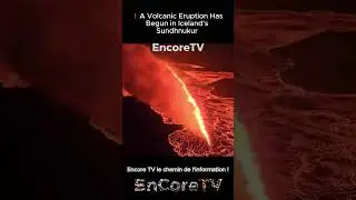 ❗️A Volcanic Eruption Has Begun in Iceland's Sundhnukur  #actu #live #video #riral #france #encoretv